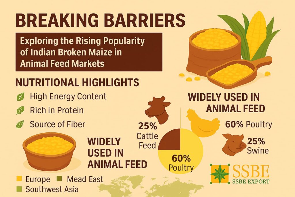 Breaking Barriers: Exploring the Rising Popularity of Indian Broken Maize in Animal Feed Markets