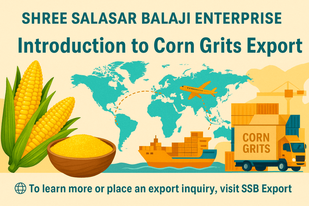 CORN GRITS EXPORT FROM INDIA