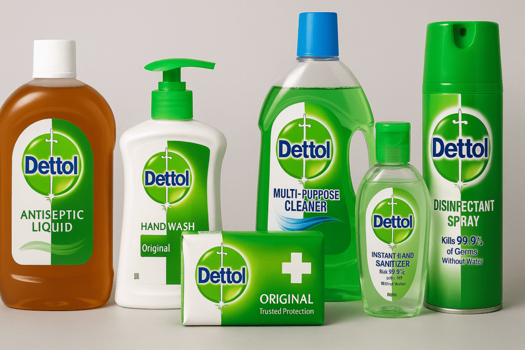 Wide Range of Dettol Products